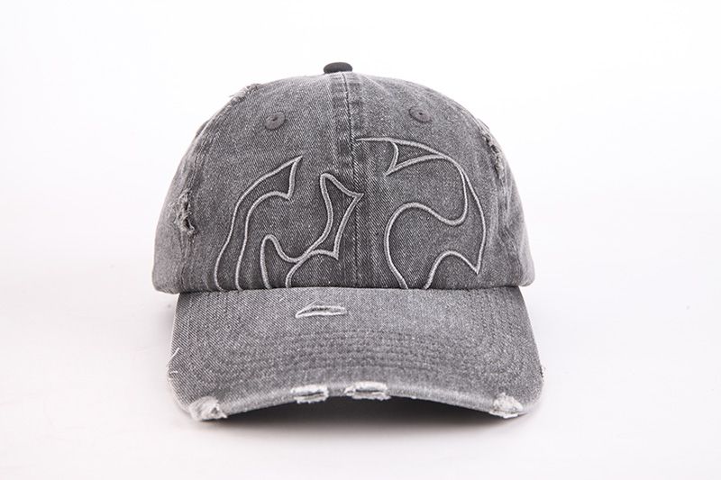 Distressed Washed Cotton Caps