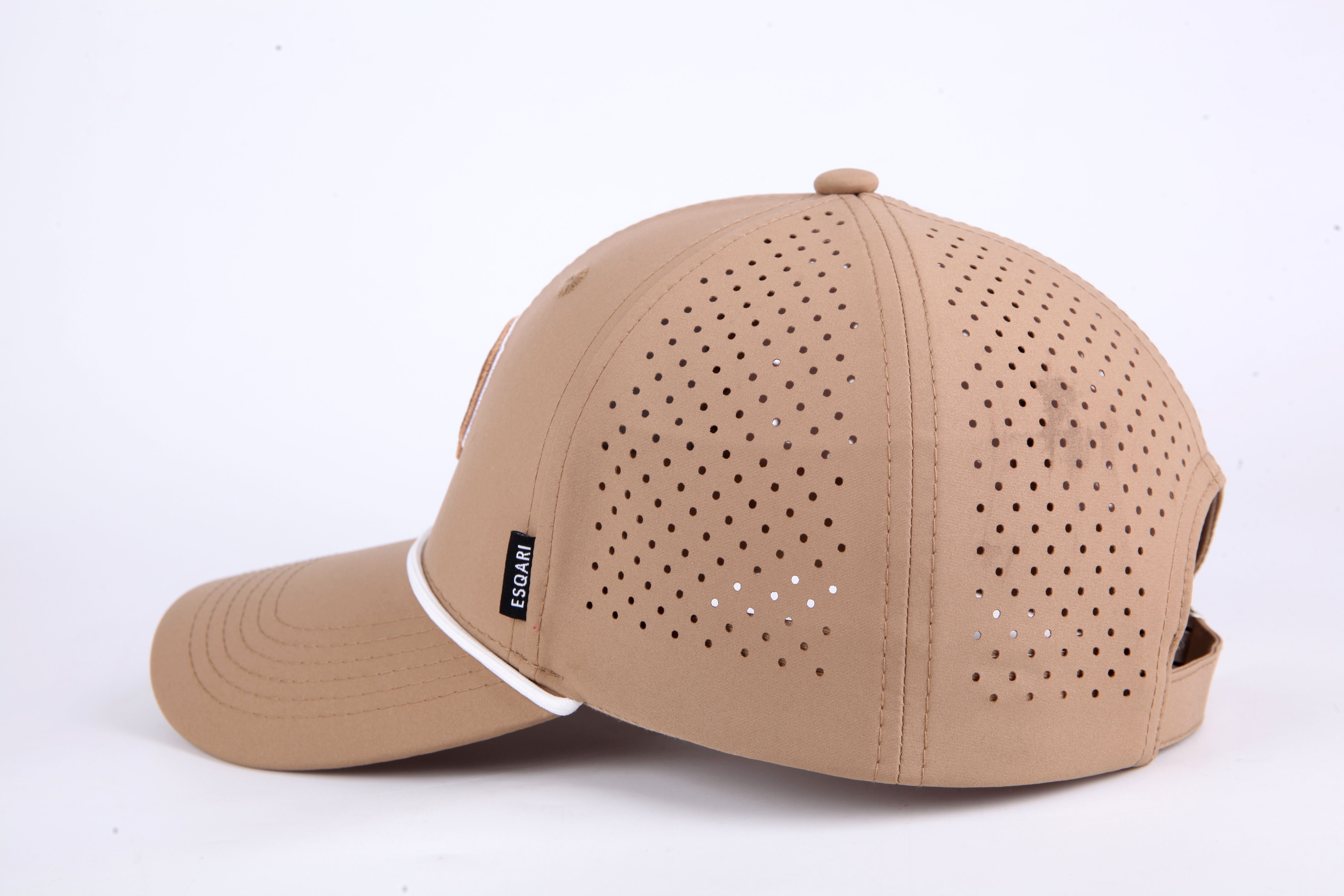 Laser perforated hat
