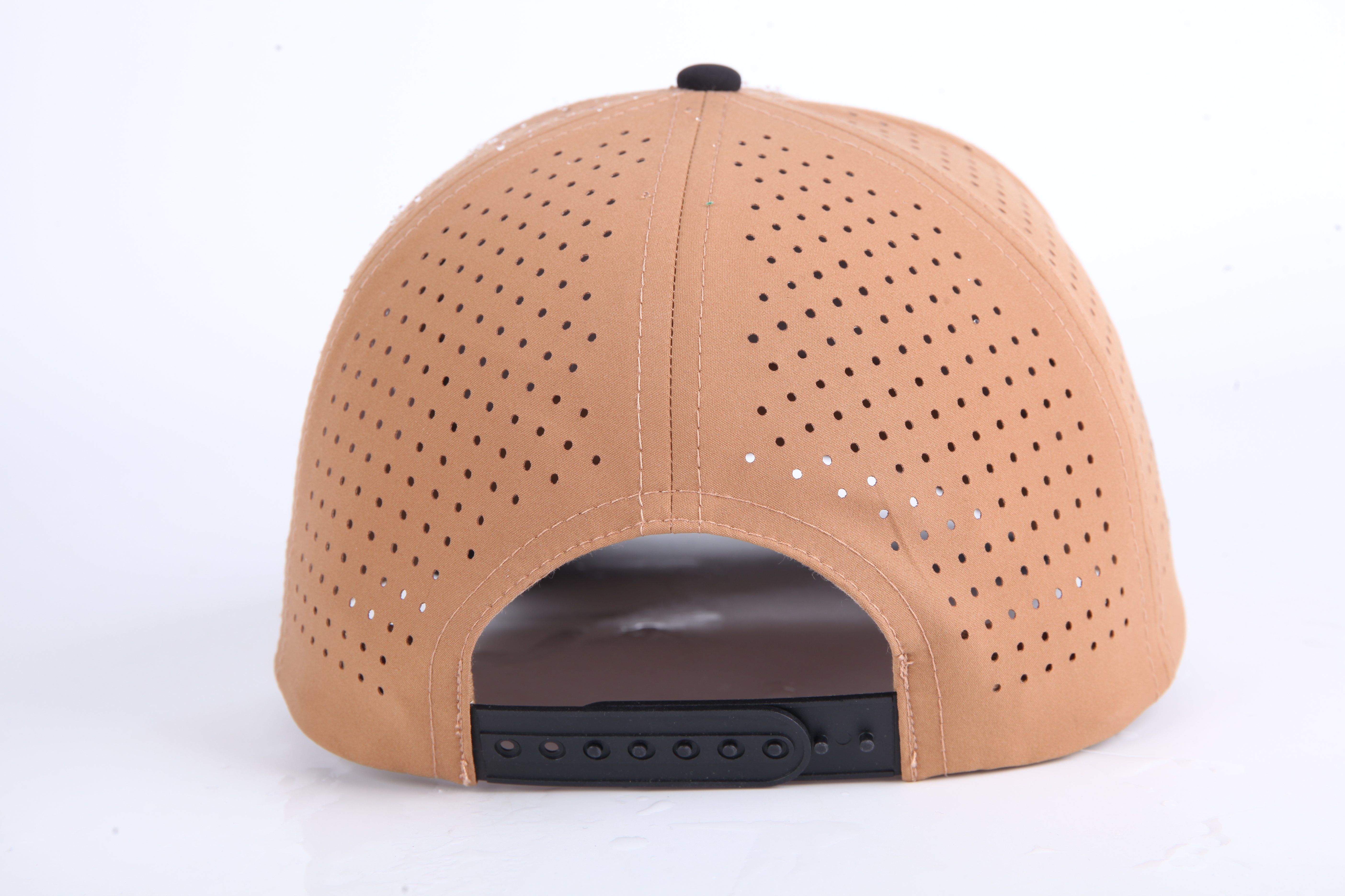 Custom Logo Laser Perforated Golf Hat Breathable Performance Cap Wholesale