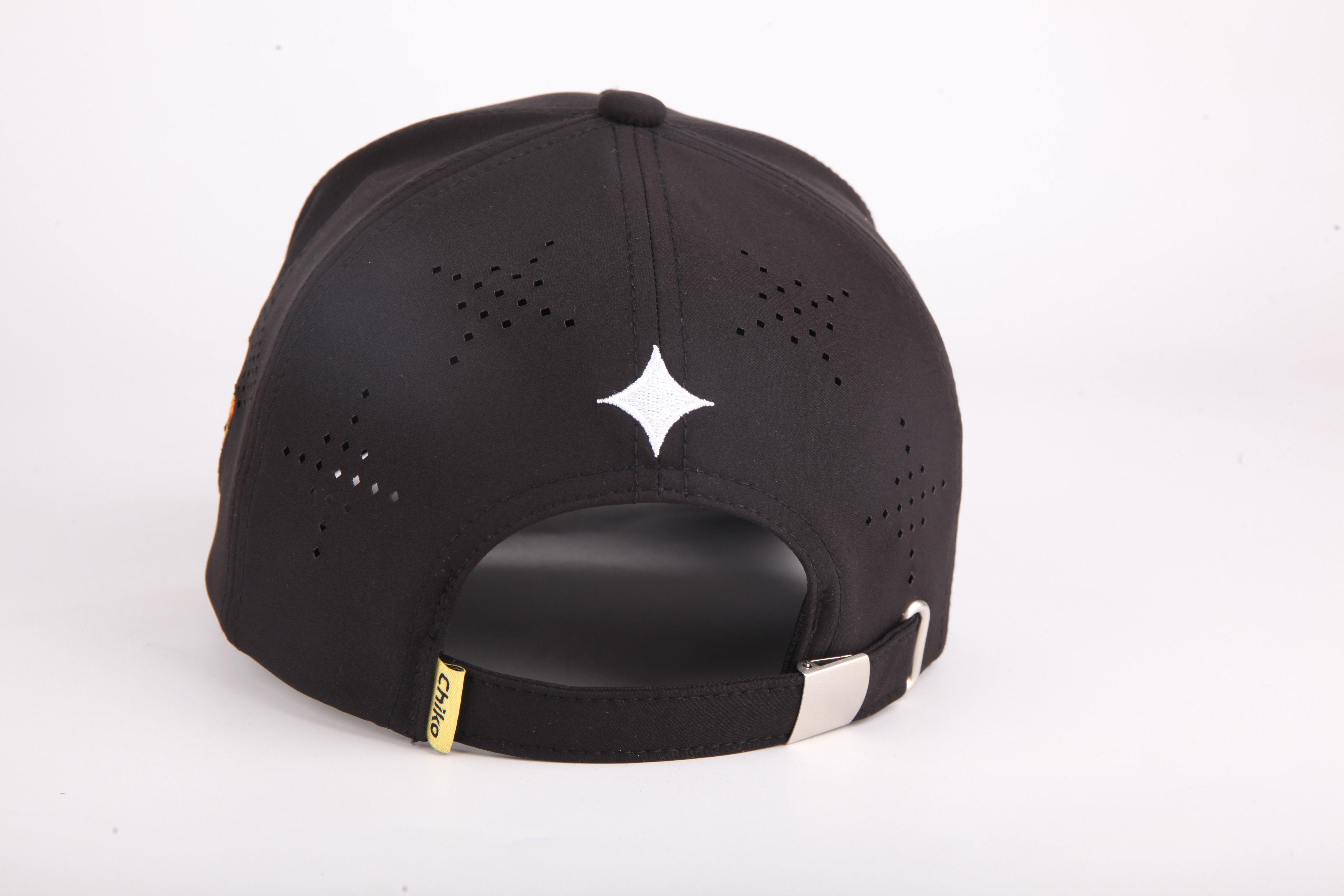 remium Custom Laser Cut Snapback Hat Breathable 5-Panel Cap