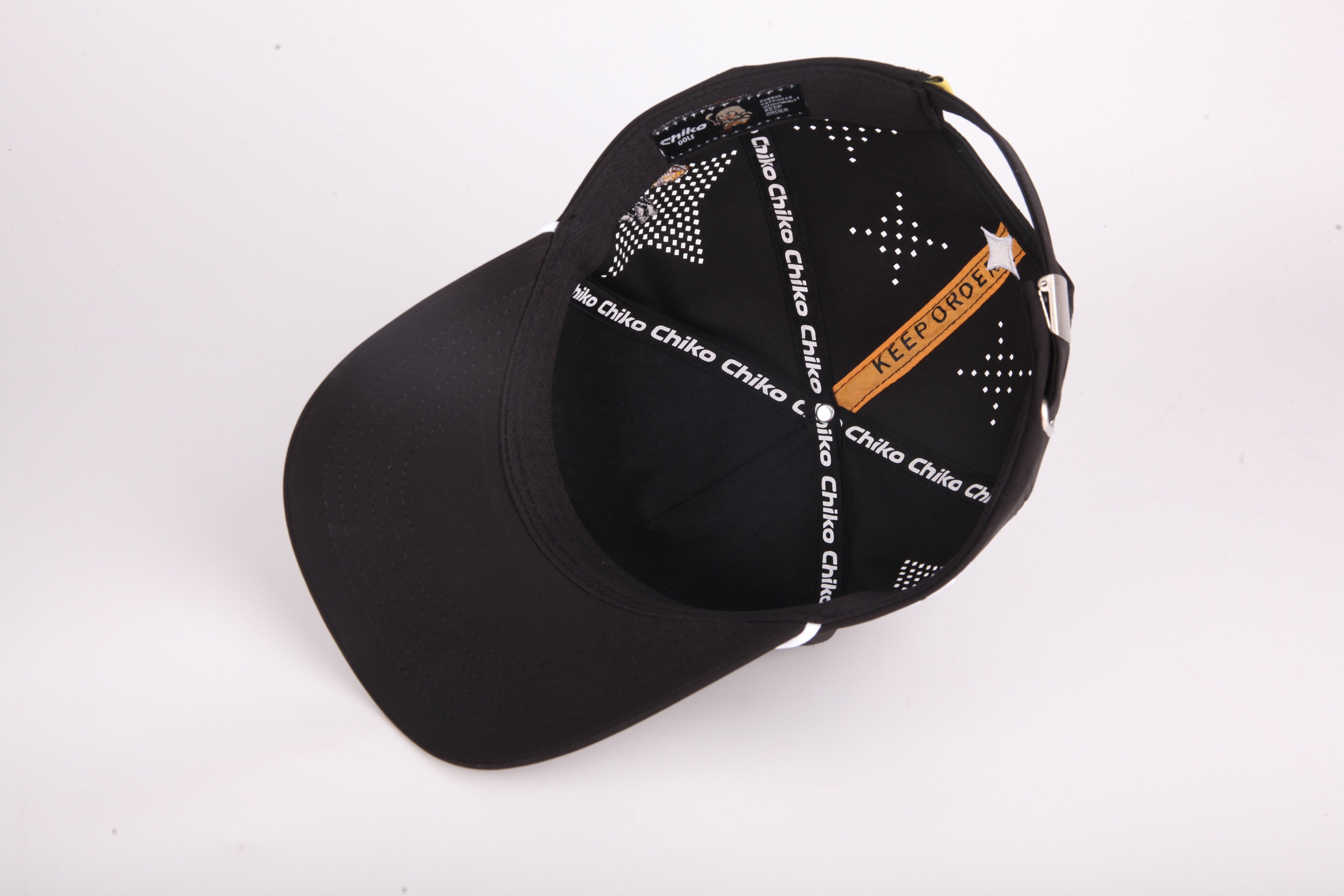 remium Custom Laser Cut Snapback Hat Breathable 5-Panel Cap