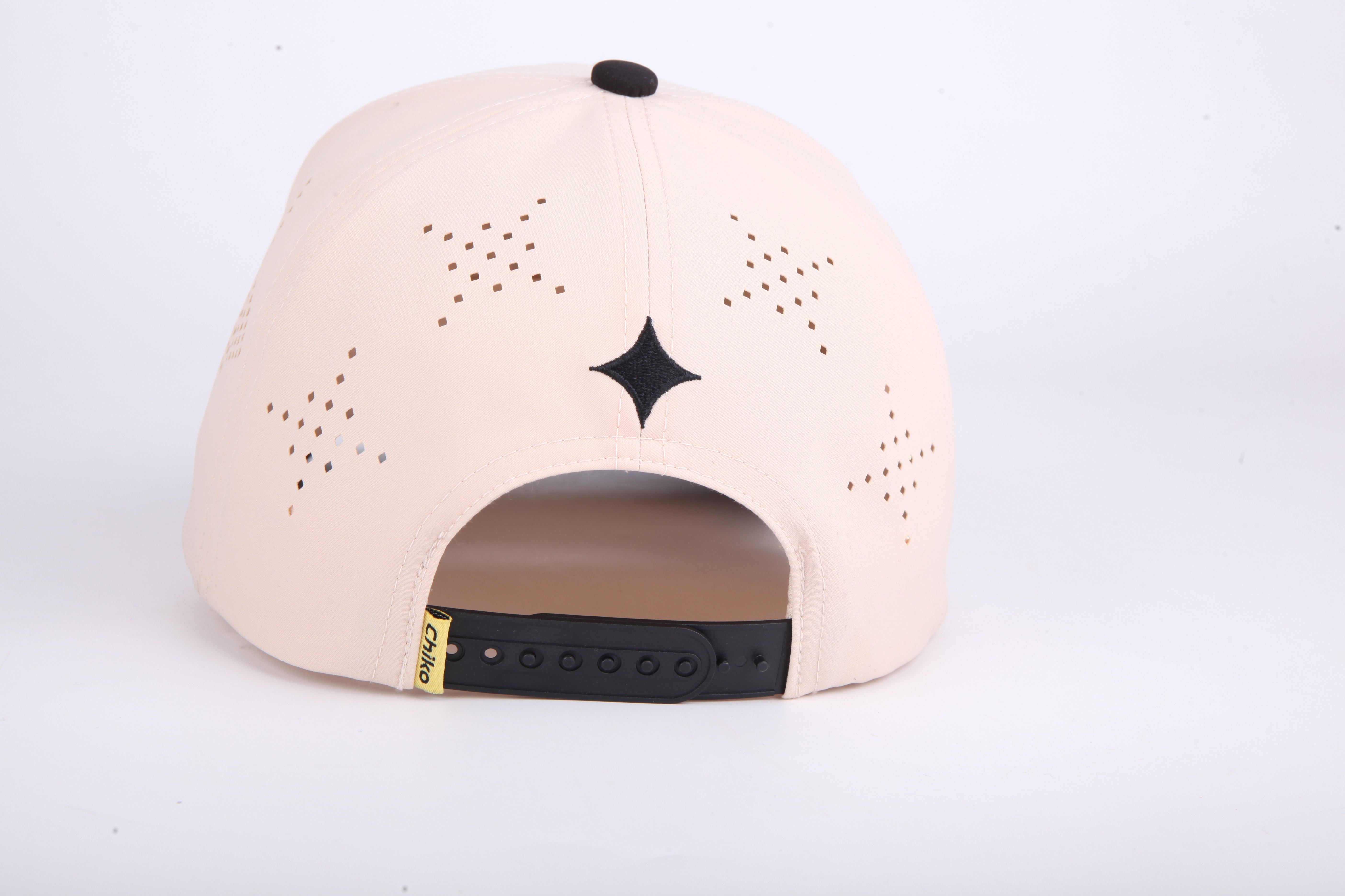 Personalized Laser Perforated Streetwear Hats Custom Inner Logo & Packaging
