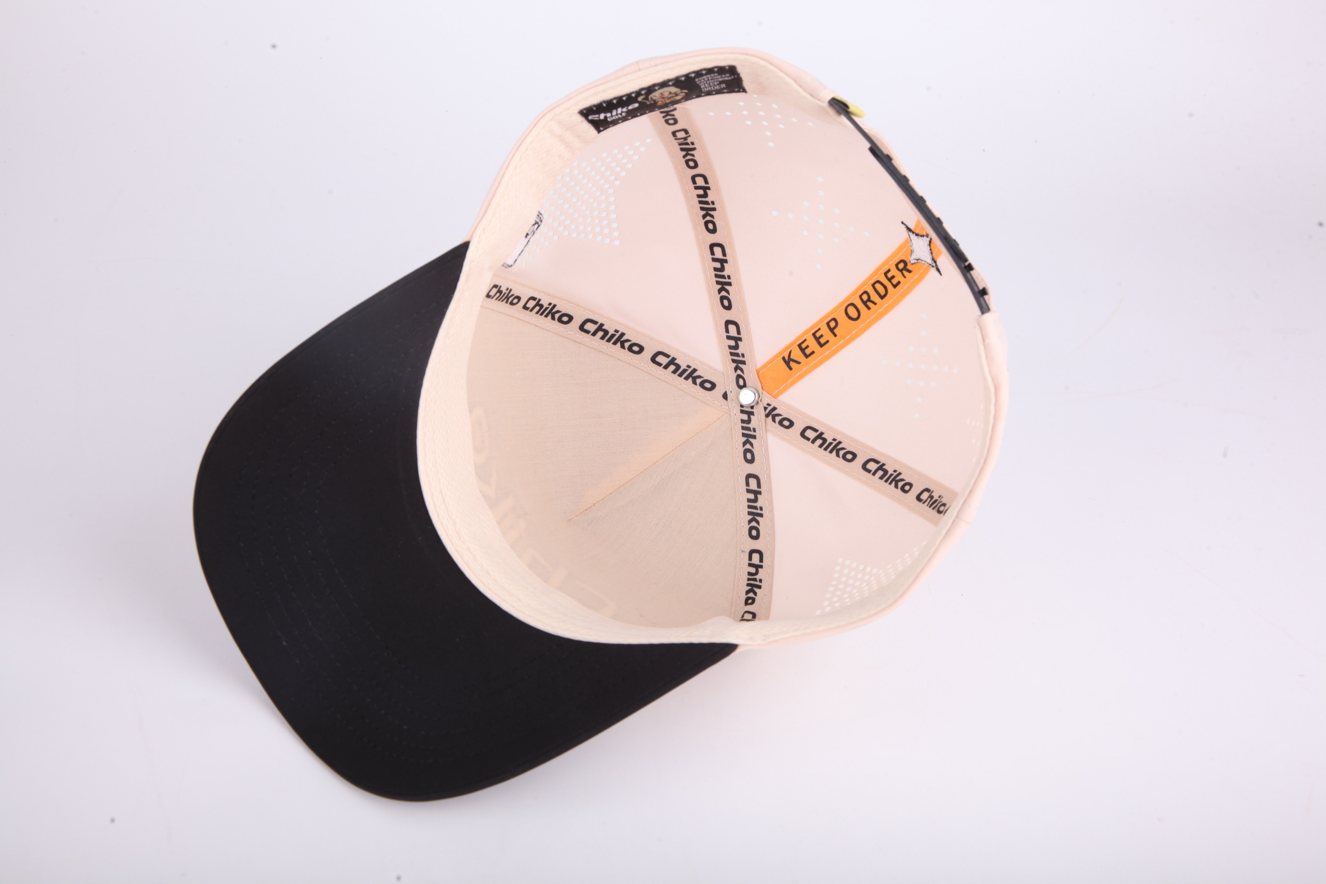Personalized Laser Perforated Streetwear Hats Custom Inner Logo & Packaging
