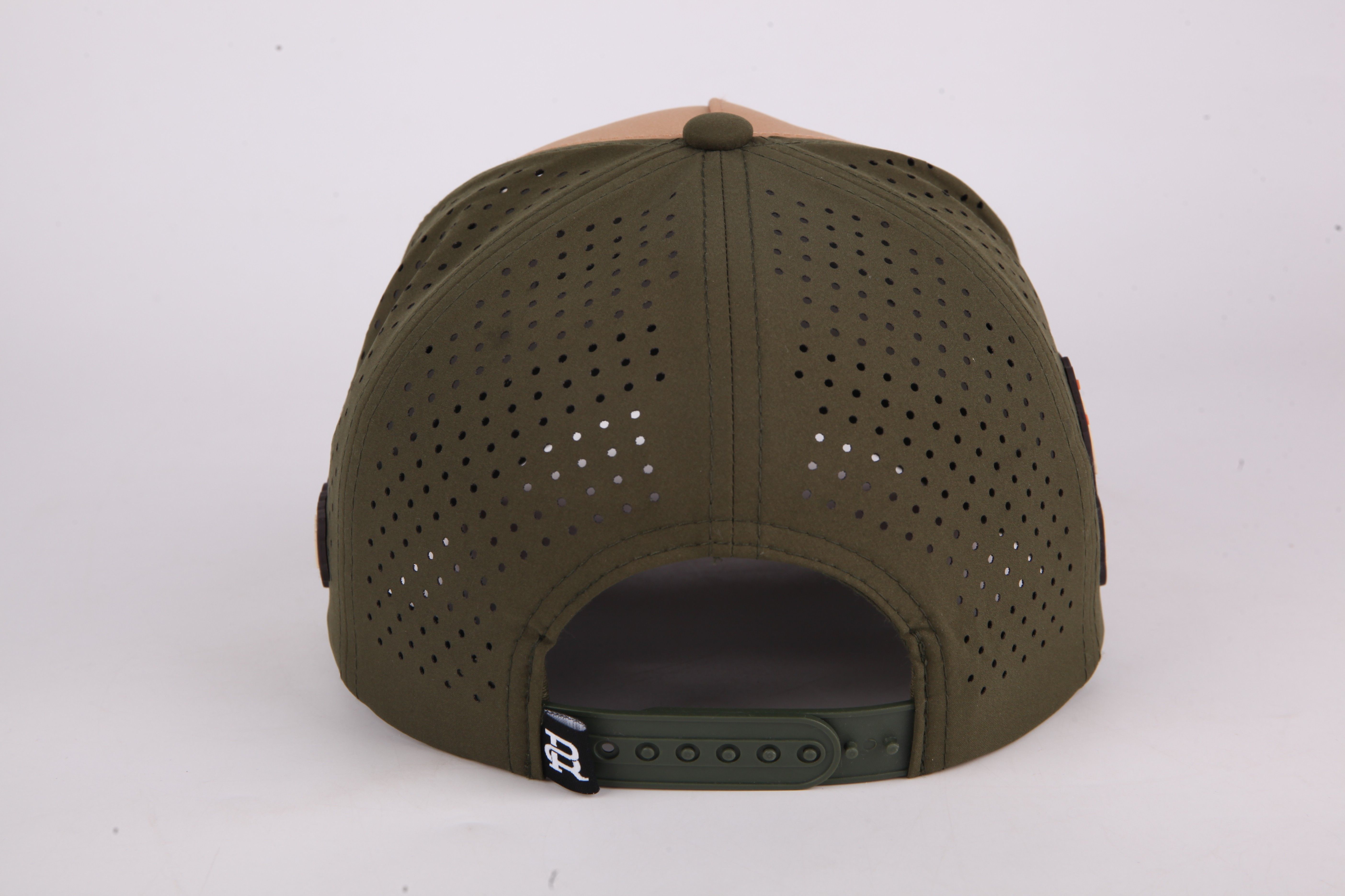 Premium Laser Perforated Caps Wholesale Custom Shape and Branding