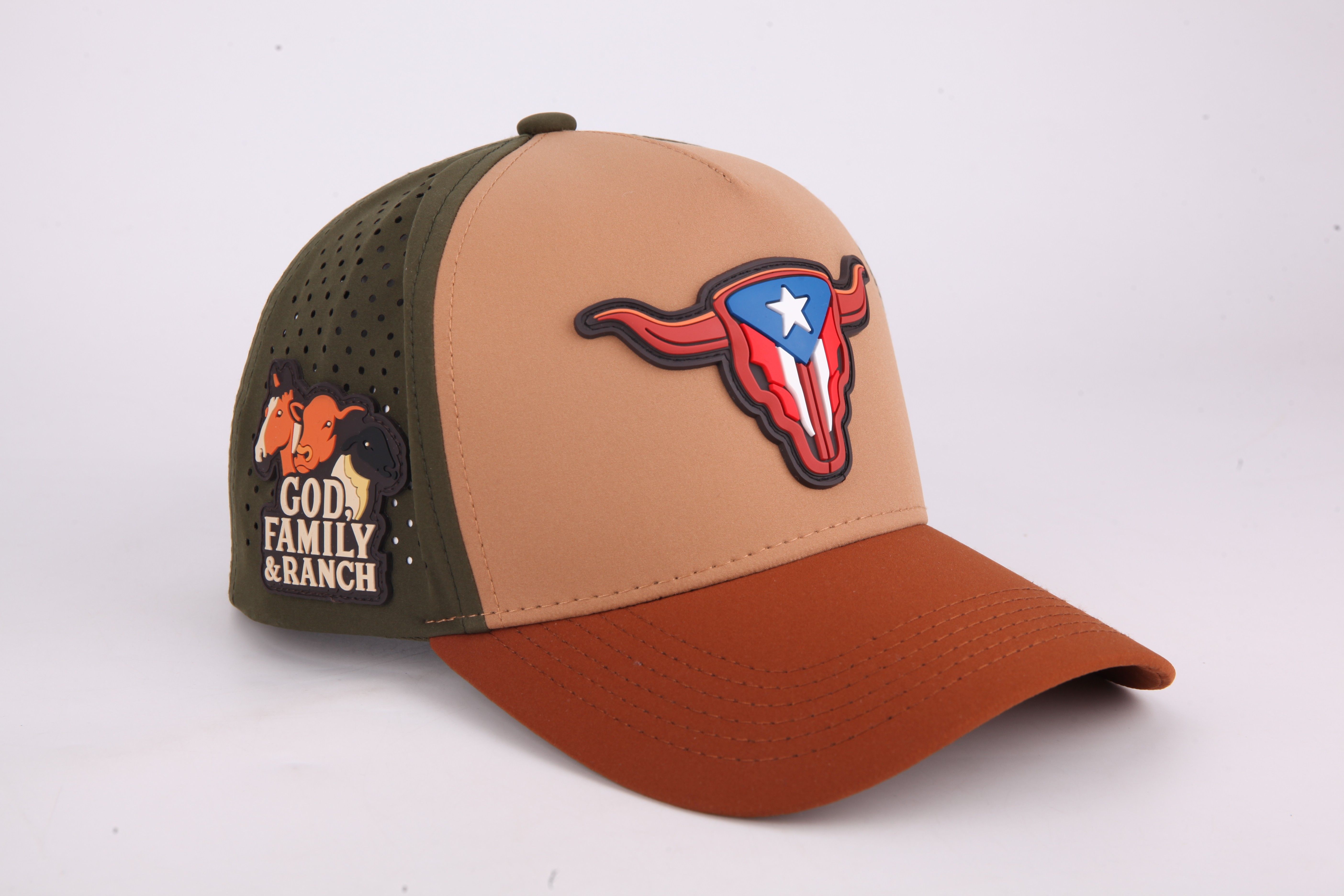 Premium Laser Perforated Caps Wholesale Custom Shape and Branding