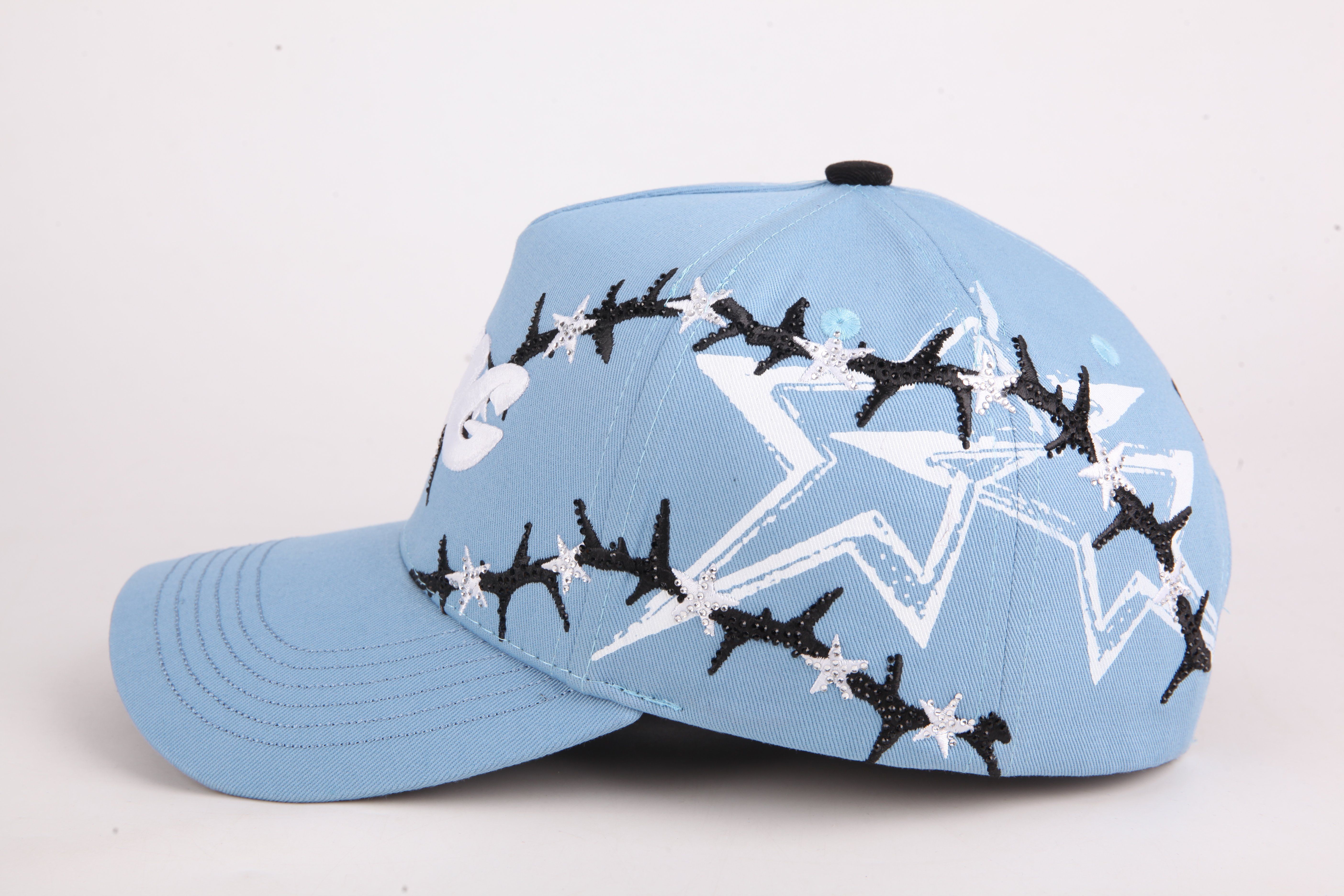 Custom 100% Cotton Baseball Cap with 3D Embroidery Logo OEM