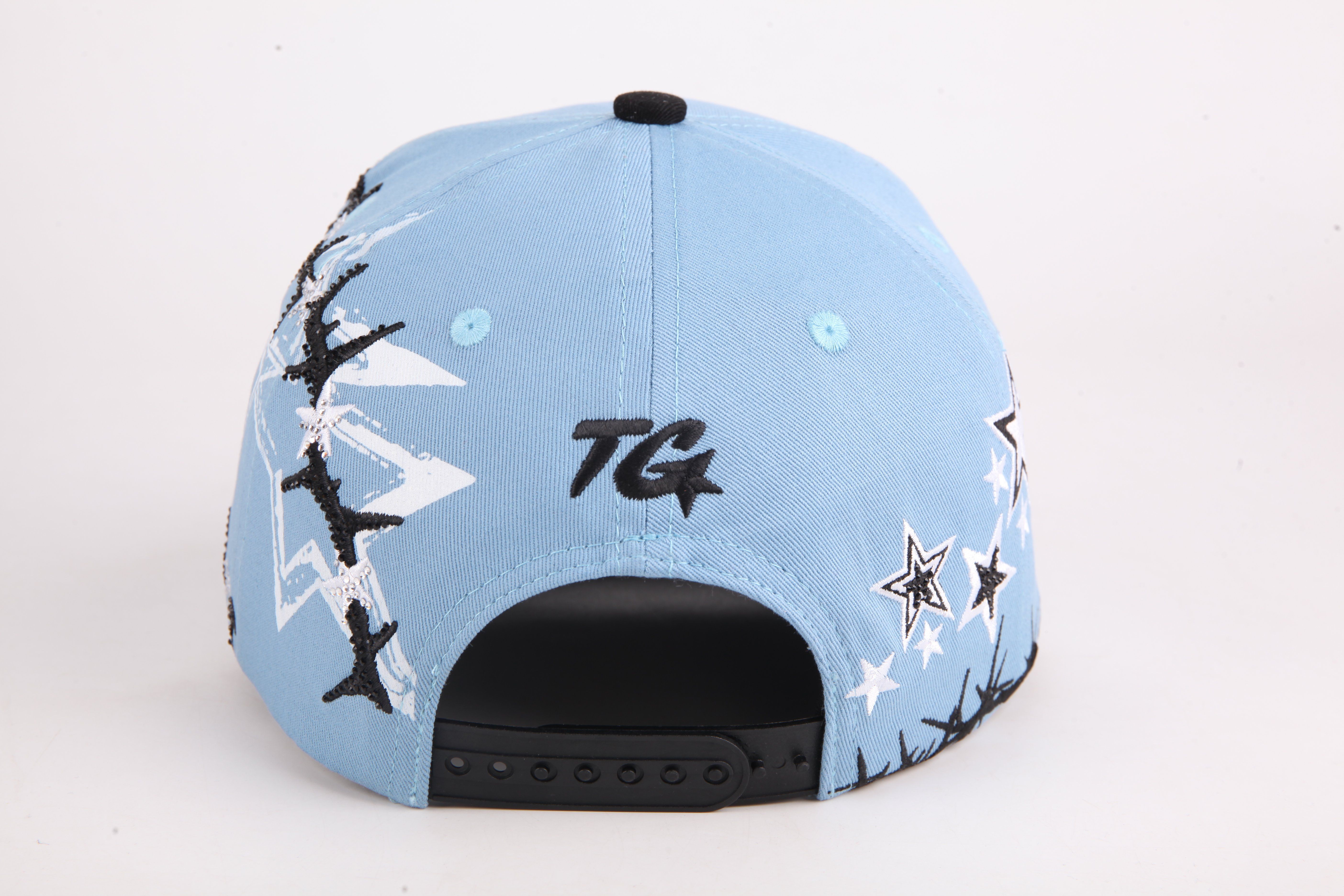 Custom 100% Cotton Baseball Cap with 3D Embroidery Logo OEM