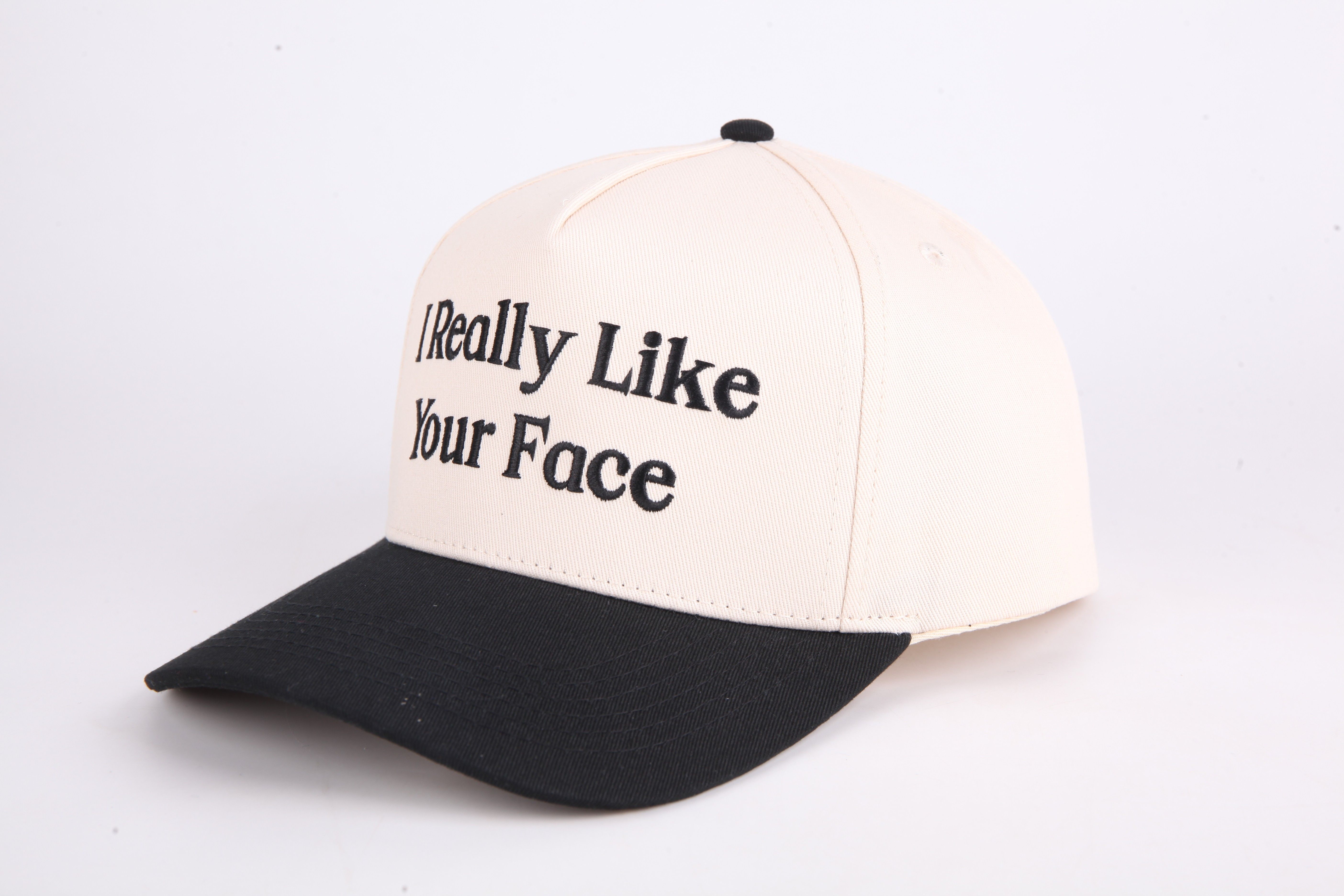 Premium Structured Cotton Twill Baseball Hat Custom Embroidery