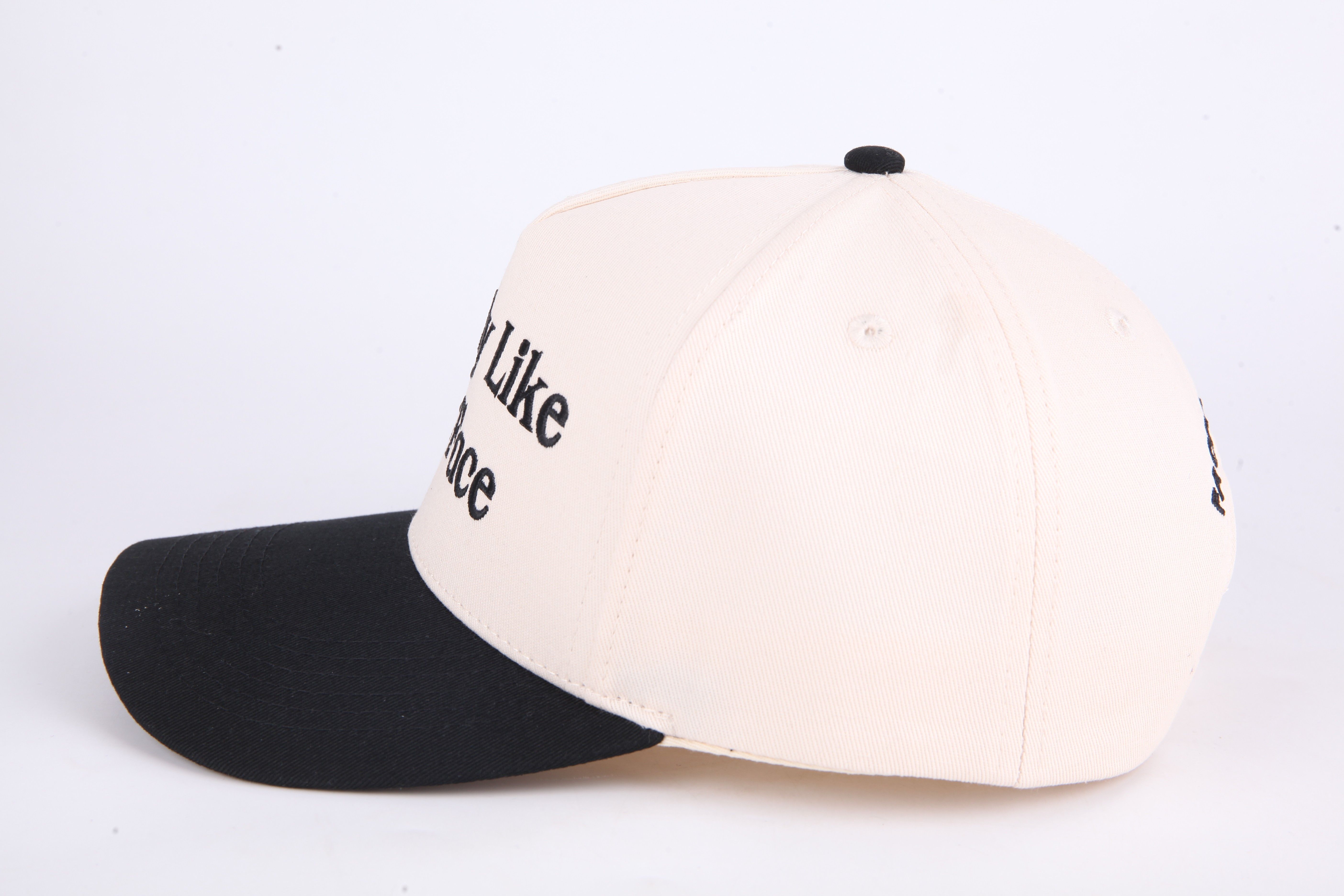 Premium Structured Cotton Twill Baseball Hat Custom Embroidery