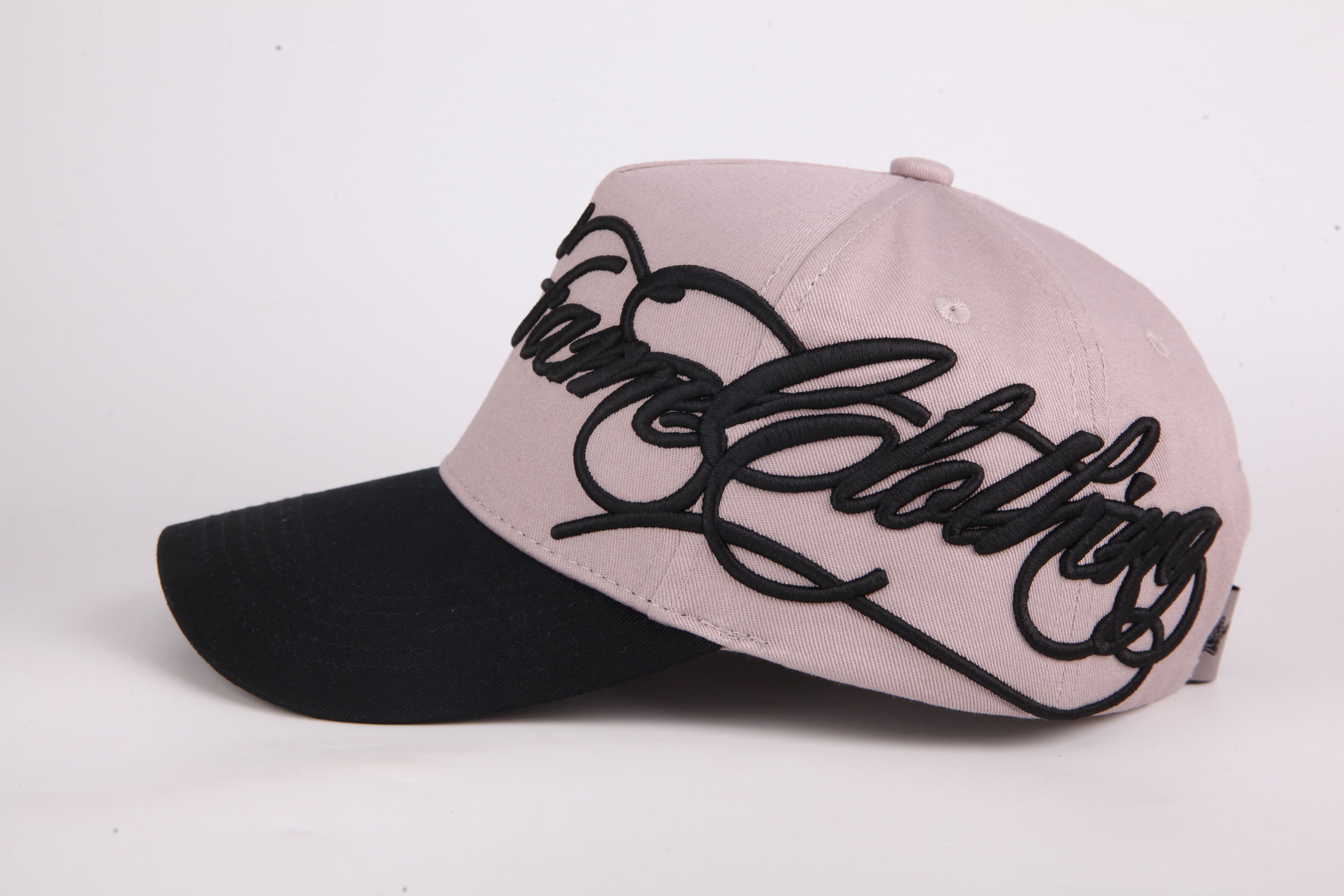 OEM Custom Pure Cotton 6-Panel Baseball Cap High-Quality Embroidery