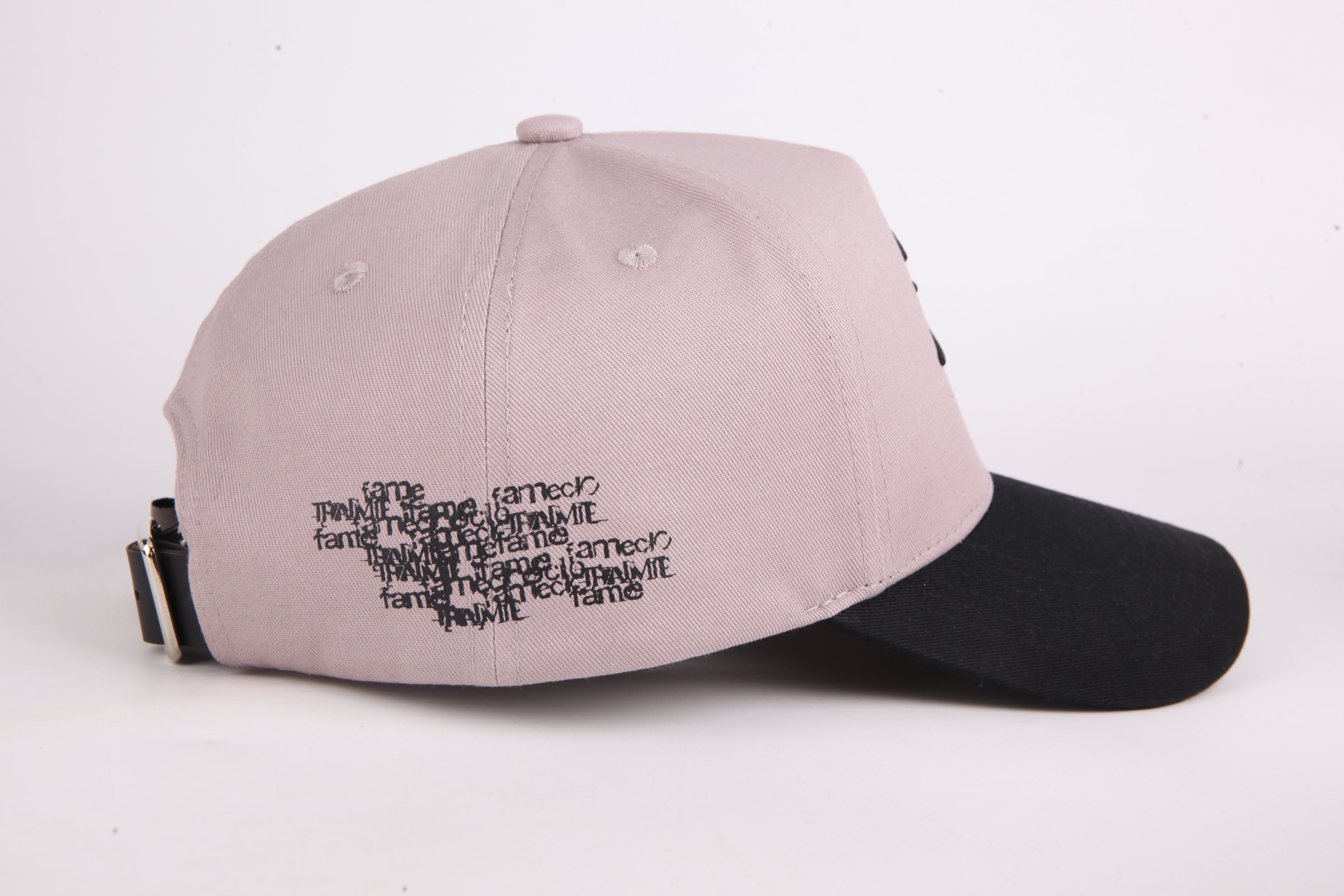 OEM Custom Pure Cotton 6-Panel Baseball Cap High-Quality Embroidery