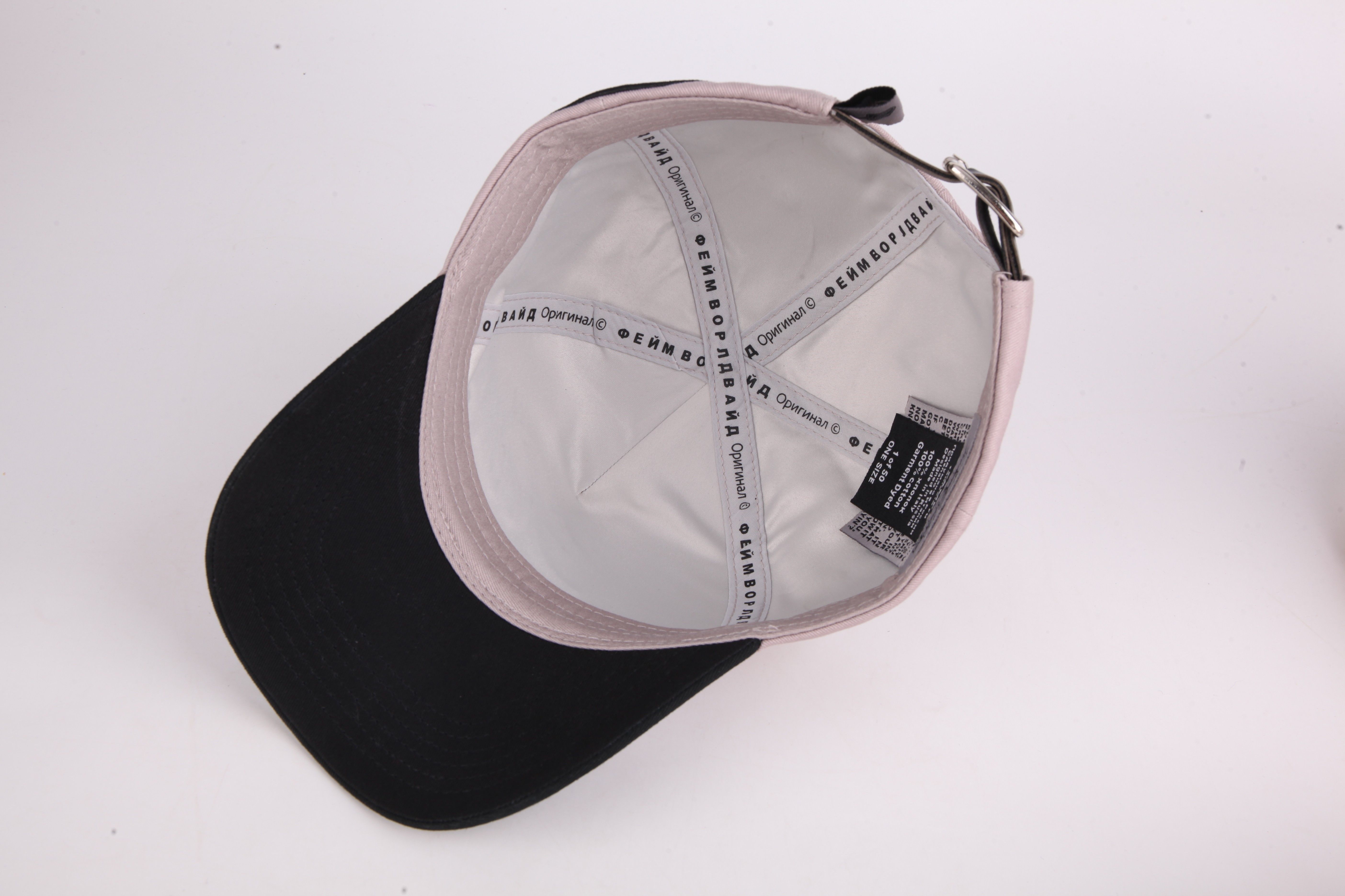 OEM Custom Pure Cotton 6-Panel Baseball Cap High-Quality Embroidery
