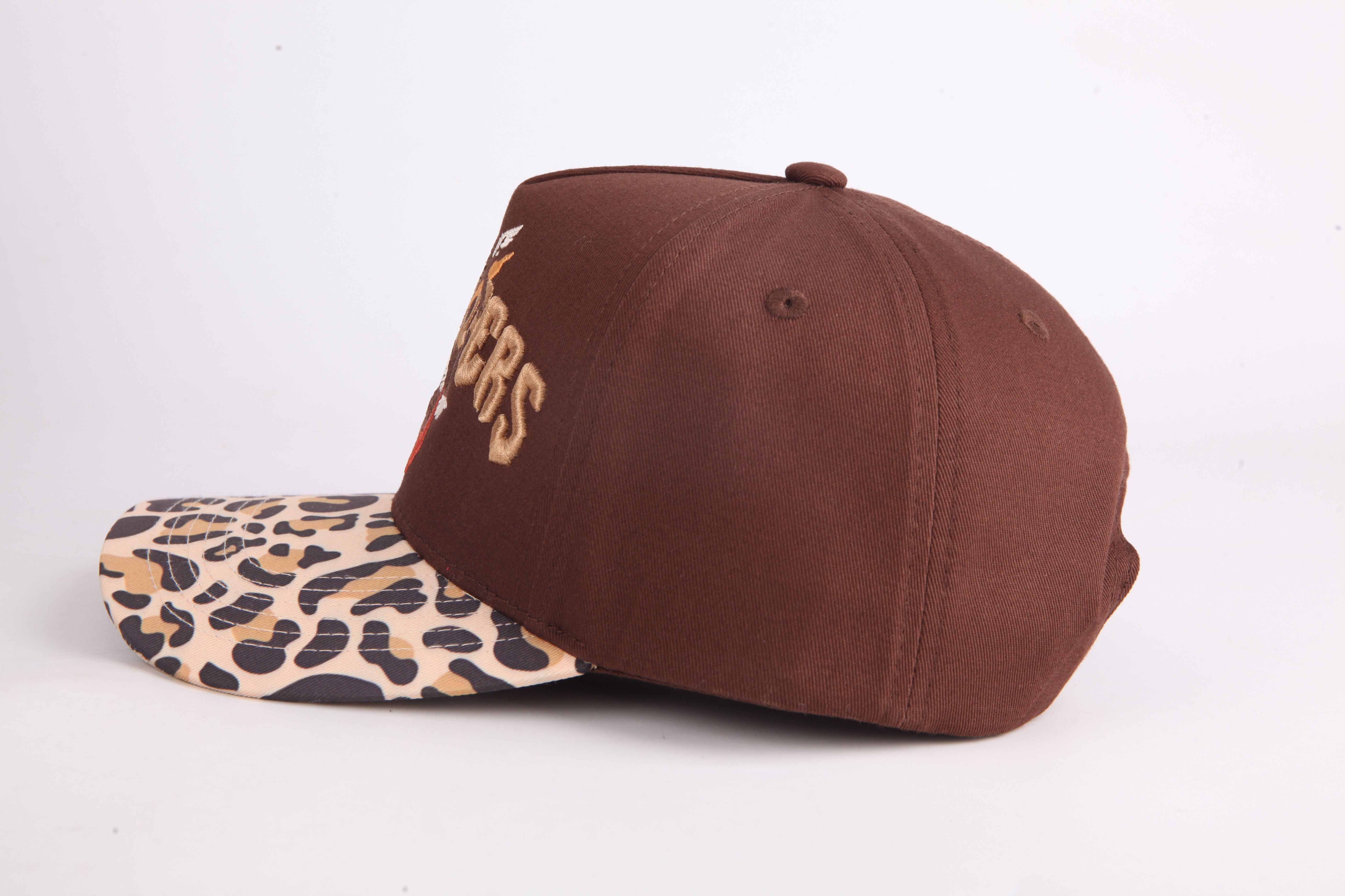 Bespoke 100% Cotton Curved Brim Baseball Cap Custom Logo Maker
