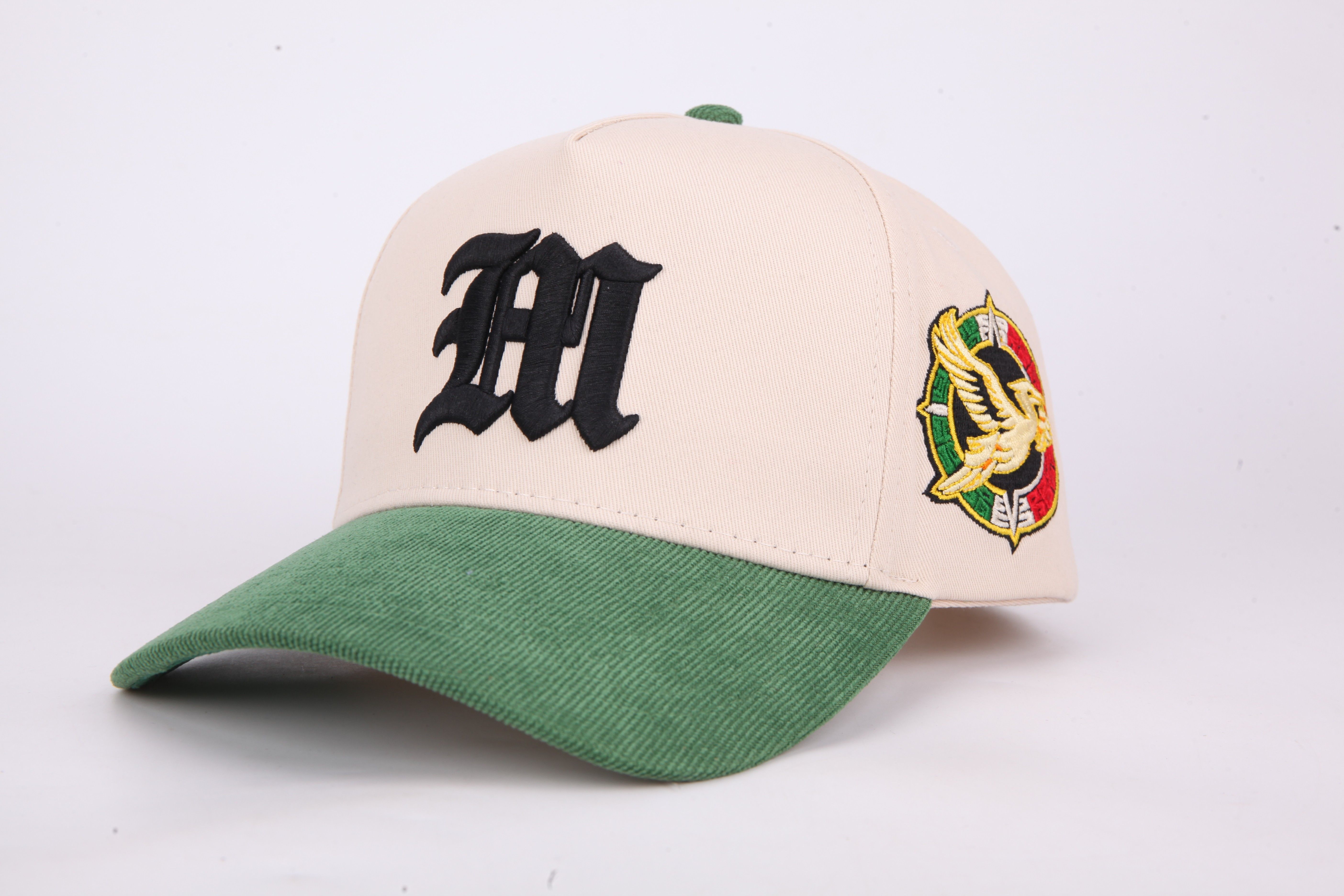 Classic Form-Holding Pure Cotton Baseball Cap with Detailed Embroidery